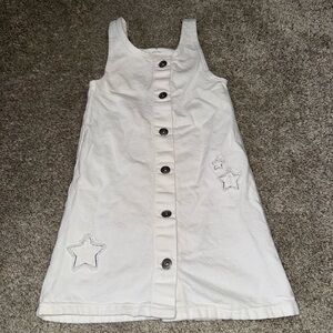 Epic Threads White Star Button Dress
